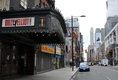 The Canon Theatre (now the Ed Mirvish Theatre) - Home of Billy Elliot the Musical in Toronto for 248 Performances