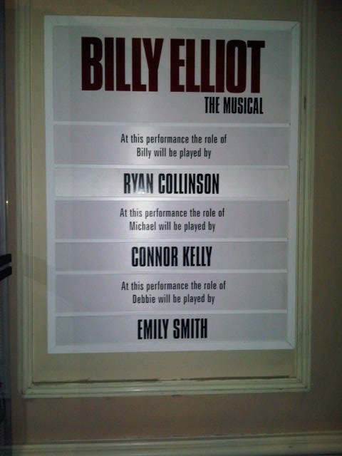 Cast Board for Ryan's Debut
