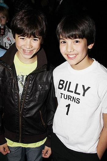 Keean Johnson (Michael) & Alex Ko (Billy) Celebrate Billy's First Birthday on Broadway2