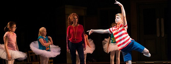 Billy (Noah Parets) Dances Watched by Mrs. W (Anastasia Barzee) and the Ballet Girls