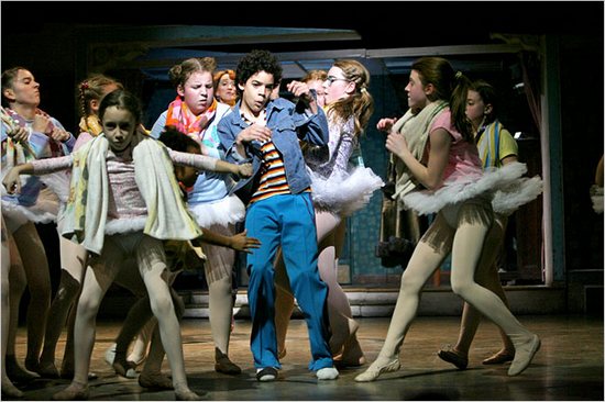 Billy (David Alvarez) & the Broadway Ballet Girls
