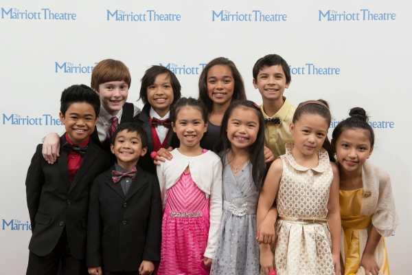 Nicholas and Fellow Cast Members of The King & I at the Marriott Theatre.
