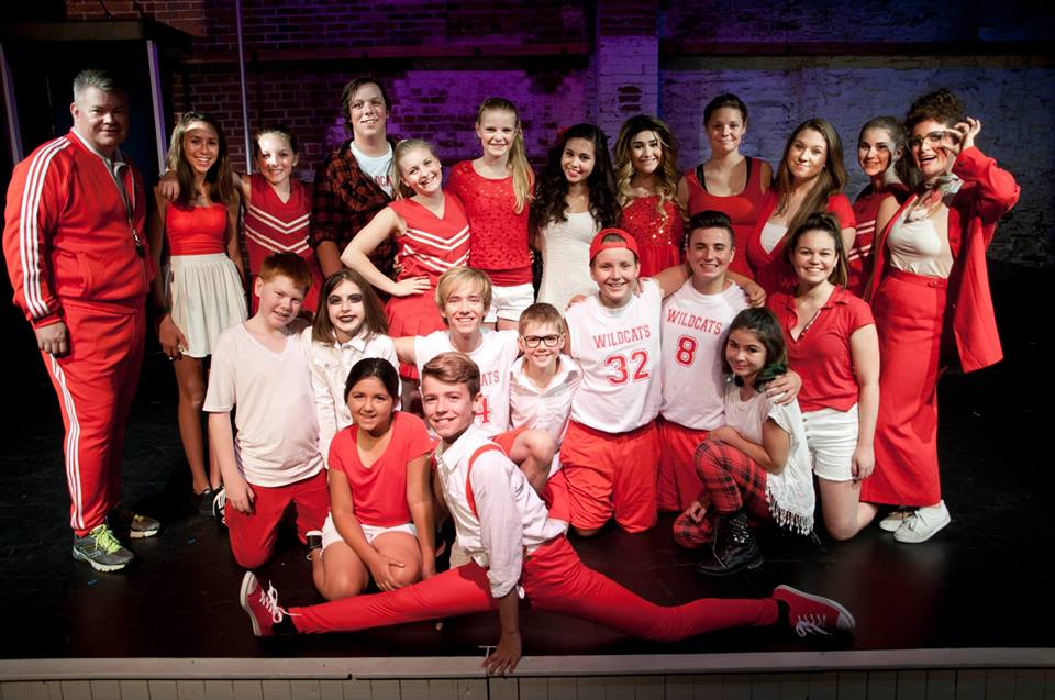 Eamon Stocks & the rest of the cast of "High School Musical" by First Act Productions