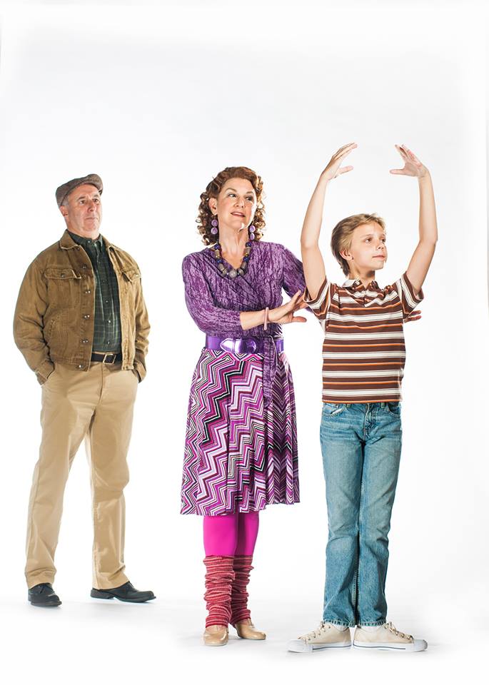 Dad (Christopher Bloch) Watches as Mrs. Wilkinson (Lyn Cramer) Works With Billy (Brooks Landegger)