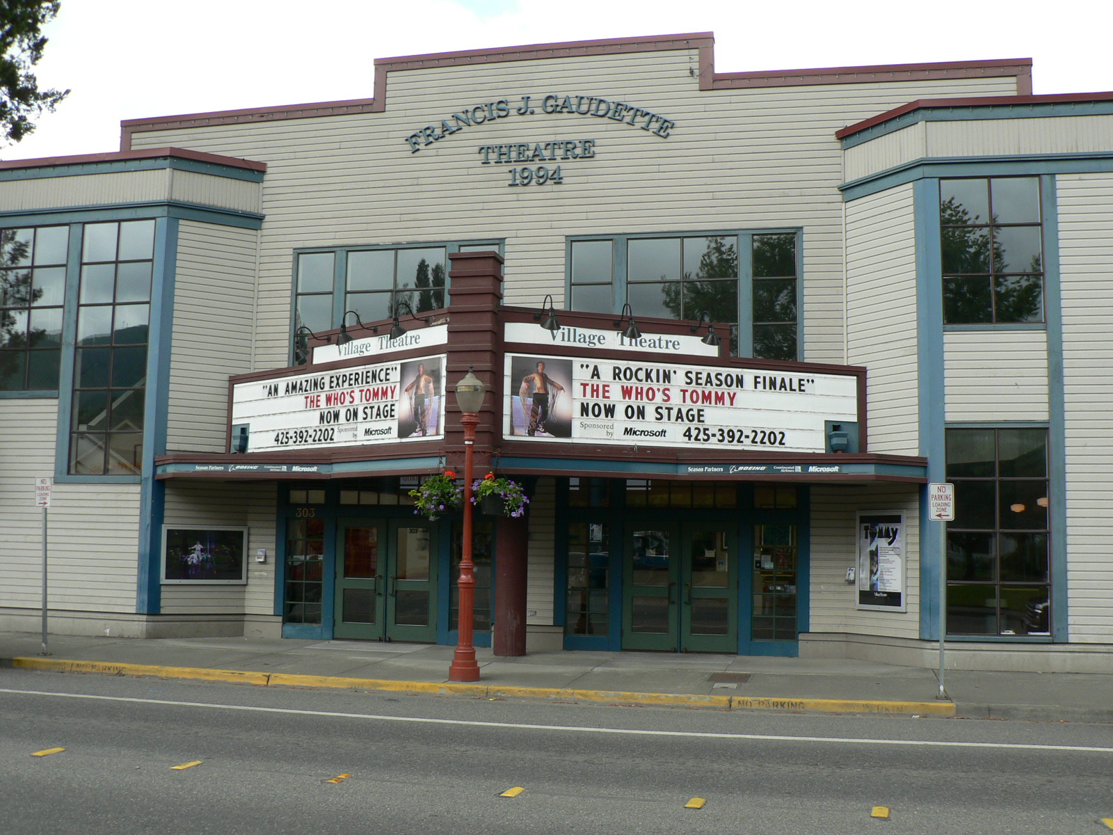The Francis J. Gaudette Theatre  Home of the Village Theatre's BETM production from May 11 to July 3, 2016