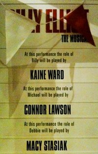 Kaine Ward 1st Show Cast Board