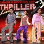 Three boys playing the role of Michael Jackson in ‘Thriller Live’ Musical at the Lyric Theatre, London, Britain – 04 Dec 2008