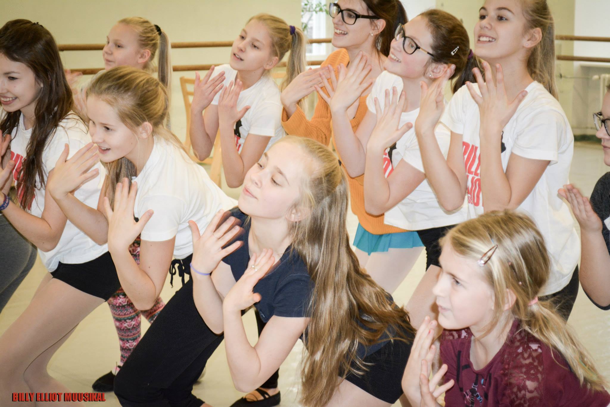 Ballet Girls in Rehearsal