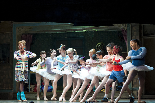 Janet Dickinson (Mrs. W), Mitchell Tobin (Billy) and the Ballet Girls