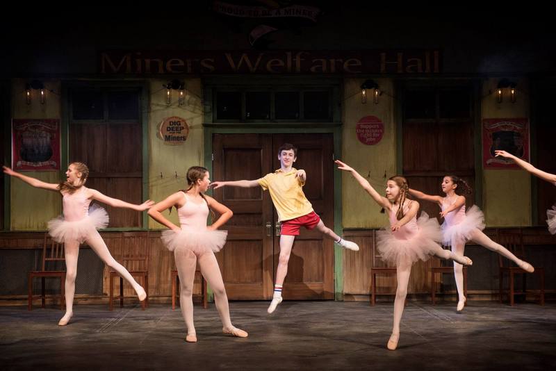 Billy (Nolan Fahey) and the Ballet Girls 