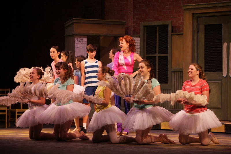 Mitchell Tobin (Billy), Janet Dickinson (Mrs Wilkinson) and the Ballet Girls perform "Shine"