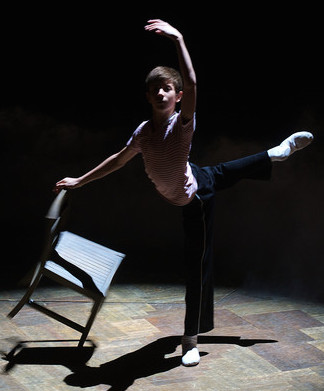 Rhys as Billy Elliot performing "Dream Ballet". (Credit: Photo by Luis Enrique Ascui)