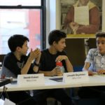 Jacob, Lincoln and at the first read through rehearsal